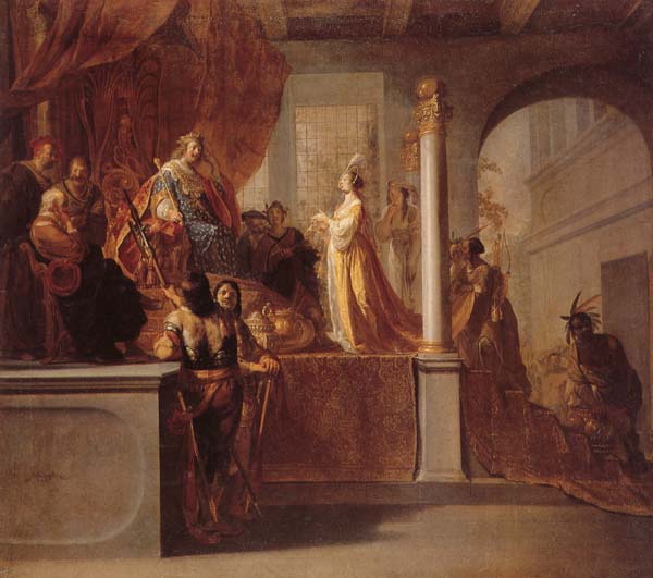 The Queen of Sheba Before Solomon